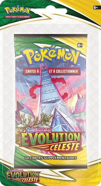 BOOSTER SOUS BLISTER POKÉMON EVOLUTION CÉLESTE EB07 FR
