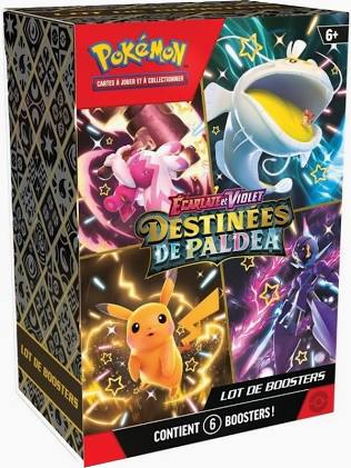 Bundle 6 Boosters – Destinées de Paldea – EV4.5