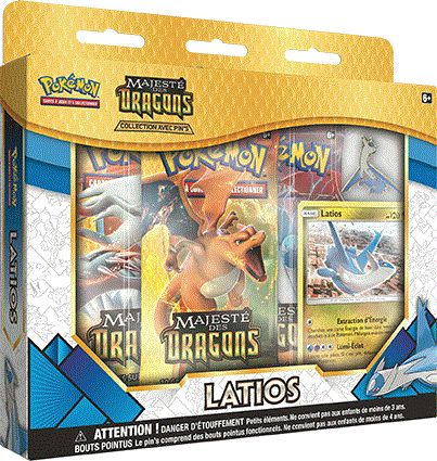 Coffret - SL7.5 - Collections avec pin’s Majesté des Dragons – Latios 🇫🇷